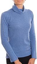 Dalle Piane Cashmere - Dolcevita 100% cashmere - Donna, Colore: Cielo, Taglia: XL