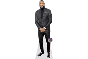 CELEBRITY CUTOUTS Lebron James (Black) Mini Size Cutout