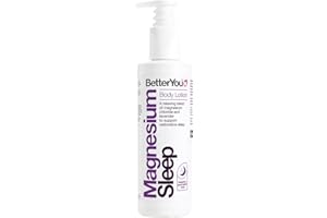 BetterYou Magnesium Sleep Lotion, Transdermal Magnesium Sleep Lotion Infused with Lavender & Chamomile to Support Sleep, Natural Sleep Aid, Better Sleep, Naturally, 180ml