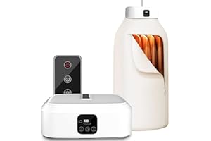 Forubar Portable Clothes Dryer with Timer/Remote, Foldable Electric Drying Machine with Dryer Bag, 20Min-2H Quick-Dry & Sterilizing for Apartment, RV, Travel, Baby Clothes