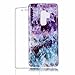 Price comparison product image Samsung Galaxy S9+/S9 Plus Case with Tempered Glass Screen Protector MISSDU Marble Series Phone Cover TPU Silicone Soft Shell Durable Realistic New Case Anti-shock Ultra Thin Accessories Dream Purple