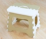 F-Eshion 1pc * kleine tragbare Kunststoff Klappstuhl * zufällige Farbe