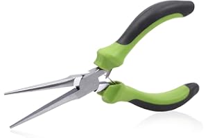 SPEEDWOX Mini szczypce do robienia biżuterii, 15,2 cm, bardzo długie, cienkie szczypce, profesjonalne narzędzie, koraliki, rękodzieło