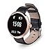 Produktbild Smarwmr Smartwatch Intelligent Fitness Armband Bluetooth Smart Watch Uhr Armbanduhr Fitness Tracker Sport Aktivitätstracker für Android iOS Smartphone, Schrittzähler Blutdruckmessgerät Herzfrequenz Pulsuhr und Schlaf Monitor (Farbe: Golden und Schwarz)
