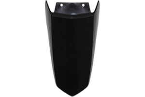 P2R Guardabarros trasero de color negro brillante, moto Derbi 50 Senda DRD Racing a partir de 2008