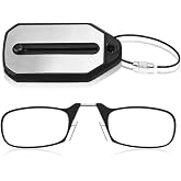EIH1 Latest Portable Reading Glasses for Elderly 2.0 Mini Nose Reader with Clip for Men Women Flexible Reading Glasses Portab