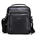 Produktbild LCDY Casual Männer Umhängetasche Leder Multifunktions Crossbody Bag Mode Erste Schicht Leder,Black,27 * 22 * 12cm