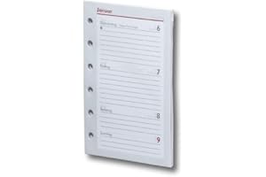 BSB Kalendarium Kalendereinlage Terminplaner Pocket, 2026, ca. A7, 1 Woche = 2 Seiten, 02-0072