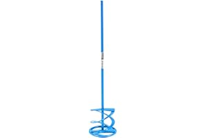 Toolty Italian Mixing Paddle 100 x 500 x 10mm - HEX - Painted Mixer, Whisk, Stirrer - Positive 2-Blade - for Plaster, Gypsum, Adheives, Concrete, Cement, Glue, Paint, DIY - TLTY-1020-G