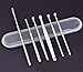 6 Pieces Stainless Steel Ear Curette Earwax Removal Ear Pick Ear Cleaner Wax Remover Kit with Storage Box