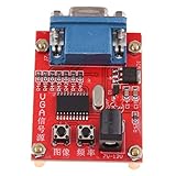 * Interfaz VGA de 15 pines P Prettyia Generador de Señal VGA Pantalla LCD Medidor 7v-12v Herramienta de Prueba de Reparación de TV