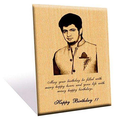 Incredible Gifts India Wooden Personalized Engraved Plaque(9x7-inches)