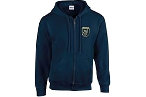 Cyclops Print Liverpool Football LiverBird Crest Design ZIP HOODIE MENS NAVY
