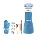 Produktbild Umiwe Chef-Set für Kinder, 11PCS Chef-Rollenspiel-Kostüm mit Schürze Kochmütze, Mitt & Utensil für 3-jährige Kleinkind-Jungen-Mädchen und Kinder