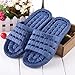 Produktbild spritech (TM) Herren PVC Sandale Slipper Komfortable Dusche-Schuh Slip On Flip Flop, Mazarine, Size £ºM(Fit for US 8.5-9.5 )