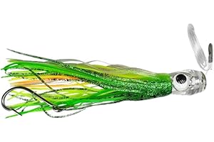 HOUSON Przynęta wędkarska, 16 cm przynęta do trollingu, ośmiornica, przynęta do tuńczyka Mahi Marlin, delfina, Wahoo, rekina, przynęty wędkarskie głębinowe, uzbrojone w przywódcę haczyk kalmary