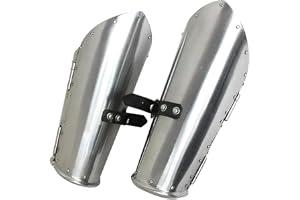 ANTIKMEDIEVAL Cavalier gångjärn medeltida riddarskydd 18 g stål funktionella armskyddsarmband