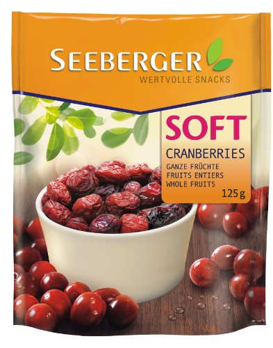 Preisvergleich Produktbild Seeberger Soft-Cranberries, 6er Pack