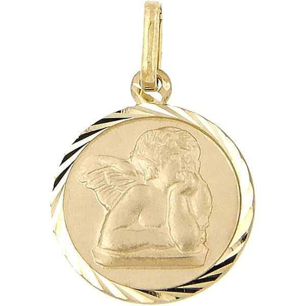 Ciondolo In Oro 333 A Forma Di Cavallo – Gioiello Per Bambini, Ragazze E Signore, 10x7,5 Mm