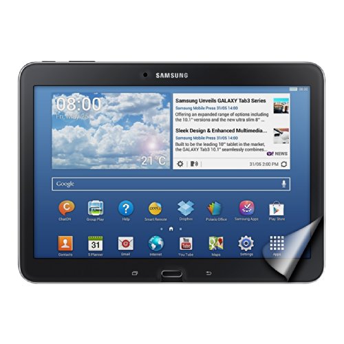 kwmobile Folie matt für Samsung Galaxy Tab 4 10.1 T530 / T531 / T535 Displayschutzfolie – Schutzfolie Displayschutz Anti-Fingerabdruck Displayfolie entspiegelt - 2