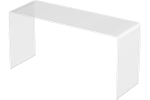 3R W Design Clear Acrylic Plastic Cabinet Display Stand - Exhibition Riser Plinth- Hoverstand (4mm-thick-30cm-10cm-15cm)