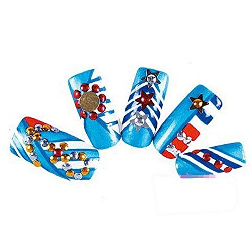 Nail Art Strasssteine Glitzersteine Schmucksteine 3 Stk Set 1 - 7