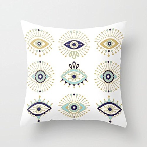 evil eye pillow case