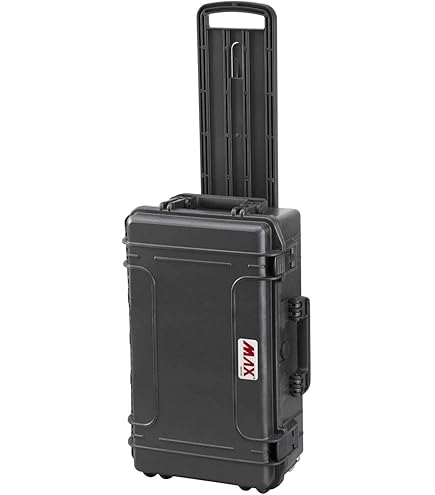 Velleman HC540SH245 Maleta Rígida Con Espuma Alveolar, Negro, 594 X 473 X 270 Mm