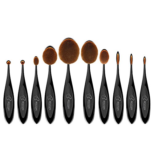 Makeup Brushes Makeup Brush Set BESTOPE Makeup Brush Set Premium Makeup Brushes Oval Toothbrush Cosmetic Brushes Set Powder Foundation Cream Eyeliner Lip Brushes Makeup Tools