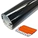 Produktbild (29,28€/m²) Original 3M 1080-G12 Glanz Schwarz Autofolie Klebefolie Möbelfolie Luftkanal Car Wrapping Folie (20 x 150cm)