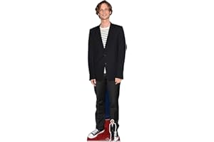STAR CUTOUTS Matthew Gray Gubler Black Jacket Lifesize Cardboard Cutout with Free Mini Standee Perfect Photo Gift for Fans, Collectors, Family and Friends