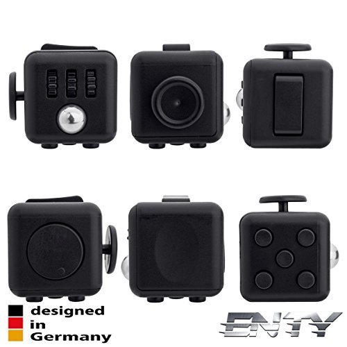 Preisvergleich Produktbild Enty Fidget Cube 2017 - Designed in Germany - Original (schwarz)