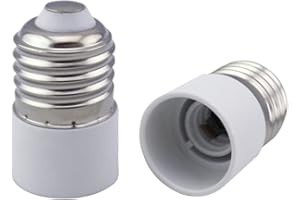 Blendend Adattatore E27 a E14, conversione attacco, compatibile con lampadine LED, risparmio energetico, ideale per l'illuminazione domestica.