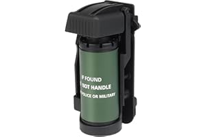 Zhongren Grenade factice en Plastique CS Airsoft - Accessoire Tactique pour Fans de l'armée, Cosplay, Accessoires de cinéma en Plein air