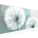 Produktbild Bilder Blumen Pusteblume Wandbild 100 x 40 cm Vlies - Leinwand Bild XXL Format Wandbilder Wohnzimmer Wohnung Deko Kunstdrucke Blau 1 Teilig -100% MADE IN GERMANY - Fertig zum Aufhängen 207112b