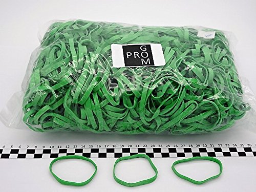 Progom - Gomas Elasticas - 70 45 mm x 5mm - Verde - bolsa de 1kg Progom - Gomas Elasticas - 70 45 mm x 5mm - Verde - bolsa de 1kg