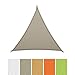 Produktbild casa pura® Sonnensegel wasserabweisend imprägniert | Dreieck gleichseitig | UV Schutz | verschiedene Farben und Größen (grau, 3x3x3m)