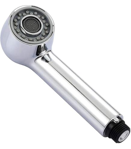 Testina Rubinetto Cucina Estraibile 3 Funzioni - Acciaio Inox, Modalit&agrave; Spray, Flusso E Aquablade