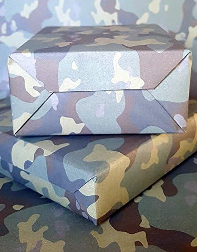 Boys Camouflage Wrapping Paper by Molly Mae (WR22)