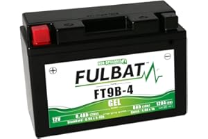 FULBAT BATERÍA MOTO FULBAT GEL FT9B-4/YT9B-BS 12 V 8,4 AH 120 A