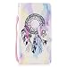 Produktbild Samsung Galaxy J5 2017 Hülle Leder Case, Samsung J530 Galaxy J5 2017 DUOS Lederhülle Retro Campanula Muster HandyHülle Brieftasche Schutzhülle Elegant Handytasche, Traumfänger