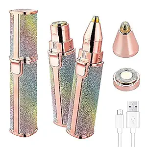 Kresal eyebrow trimmer for women, epilator for women, facial hair remover for women,Face, Lips, Nose Hair Removal Electric Trimmer with Light