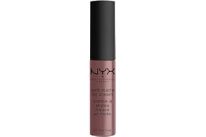 NYX Professional Makeup Rouge à Lèvres Soft Matte Lip Cream, Fini Mat Crémeux, Couleur Ultra-Pigmentée, Tenue Longue Durée, Teinte : Toulouse (38)
