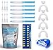 Produktbild KAV PLUS 6 Gel Teeth Whitening PRO Home Kit LED Lazer Licht, X4 Mund Trays + Free Zähne Schatten - Professionelle Zahn Bleach Whitening KIT