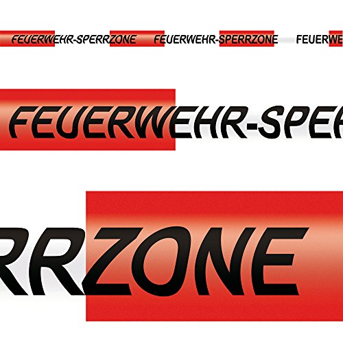 RASCH Borte Bordüre Kinder- und Jugendzimmer 244526 Feuerwehr Sperrzone selbstklebend