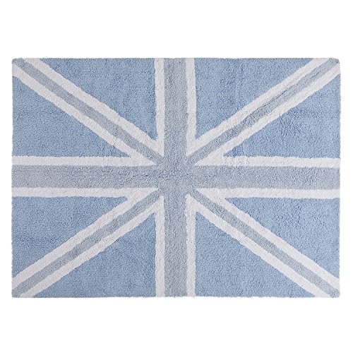 Lorena Canals Washable Rug (Flag England/Baby Blue)