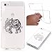 Produktbild hülle für Huawei Ascend P8 Lite hülle Silikon TPU Bronzing SchaleTransparent für Hülle , Niedliche Cartoon Malerei,Premium Tasche Schutz Hülle Case Cover Etui Strass Schutz schutzhülle Bumper Schale Silicone Bronzing Schale für Huawei Ascend P8 Lite + Staubstecker (R2)