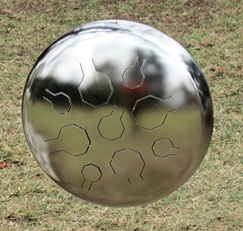 STAINLESS STEEL Double VibeDrum – 18 Notes - P - Various Scales - Handpan, Steel Tongue Drum