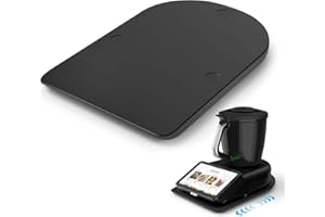 WINWJ Gleitbrett für Thermomix TM7, Brett für Thermomix mit Rollen & Gummifüßen, Leicht zu Bewegen, Schützt die Waage, Robust und Pflegeleicht, Praktisches Zubehör für Thermomix TM7