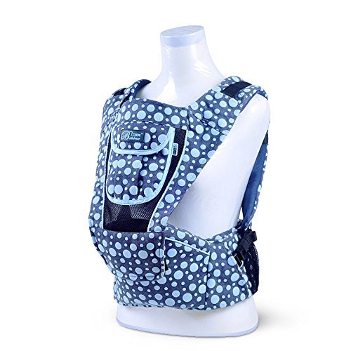 Amzdeal für Babys und Kleinkinder von 3-36 Monaten Babytrage mit integriertem Sitz in Blau Baby Carrier - 2